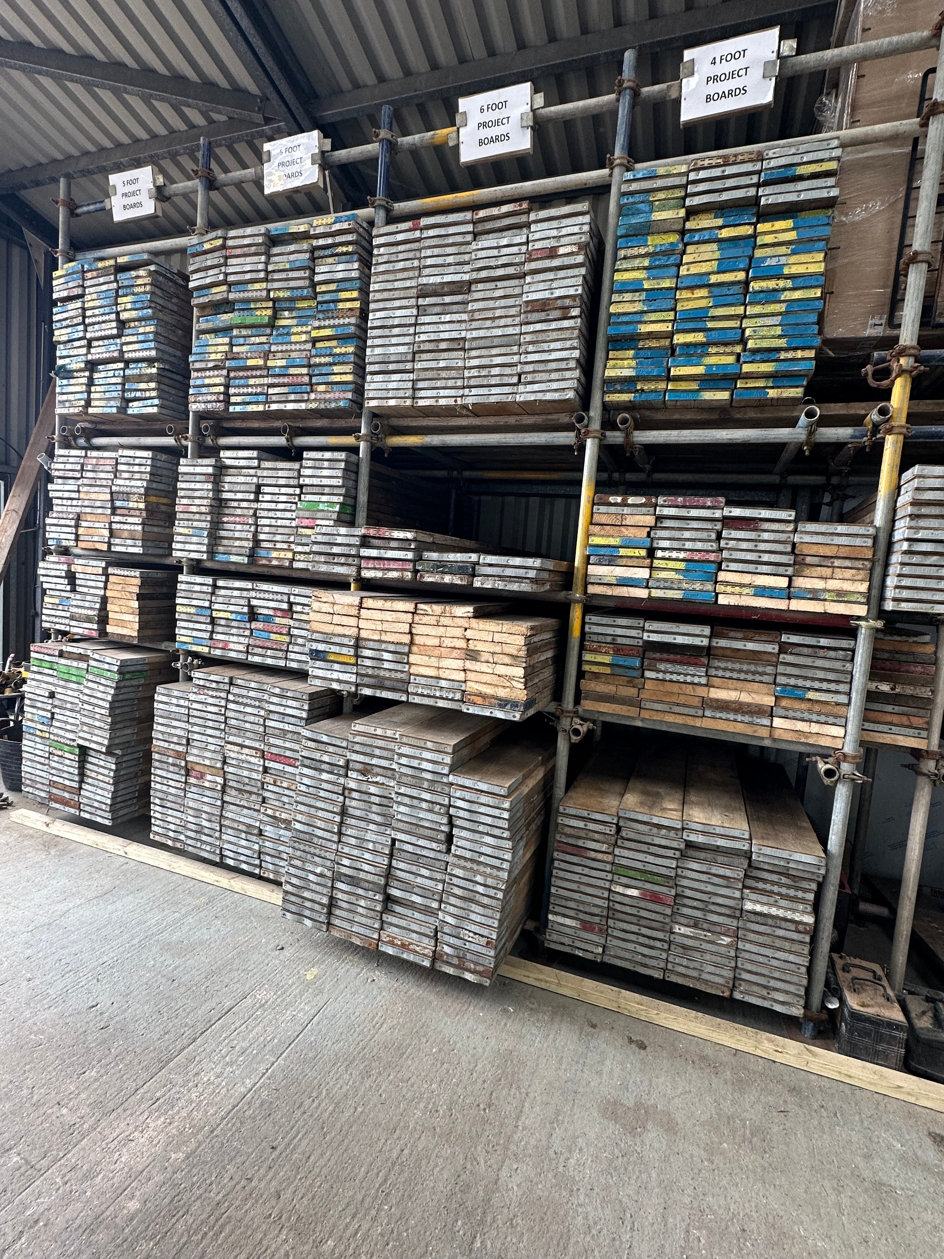 Cut to Size Reclaimed Scaffold Boards | Custom Length Timber (Nottinghamshire)